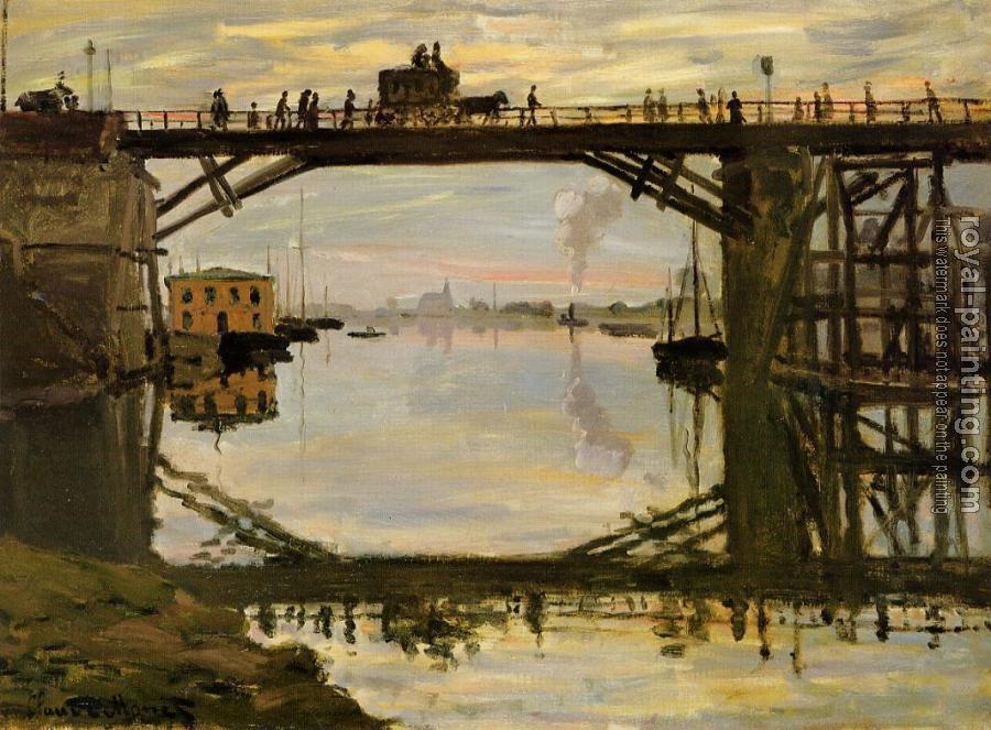 Claude Oscar Monet : The Wooden Bridge